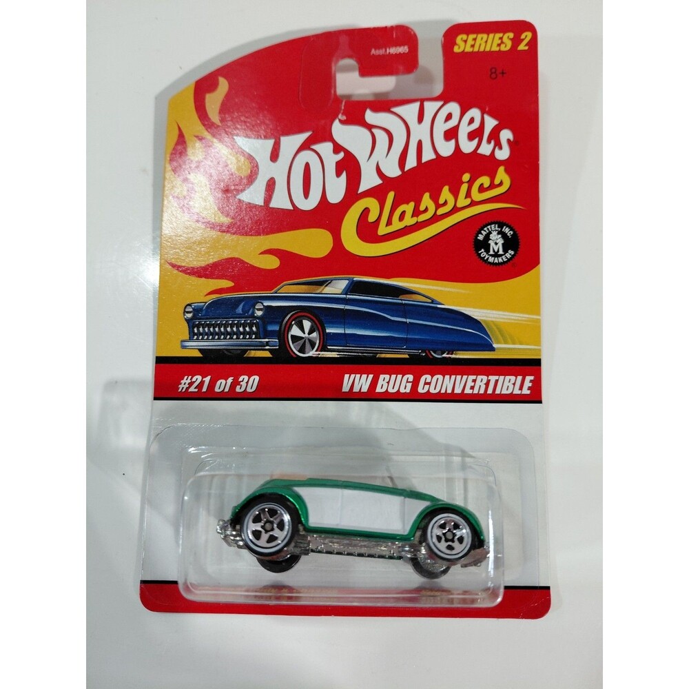 NIP Hot Wheels Classics Series 2 1:64 Die Cast Volkswagen Beetle Convertible